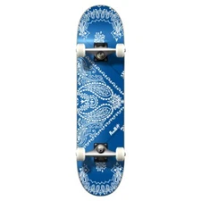 Yocaher Graphic Complete Skateboard - Bandana Blue