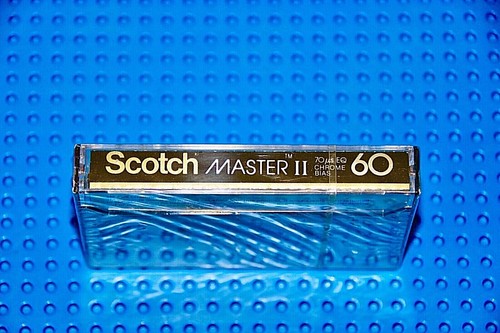 CINTA DE CASETE BLANCA SCOTCH MASTER II 60 VS. II TIPO II (1) (NUEVA) - Imagen 3 de 3