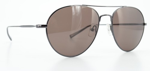 ZEGNA Gafas de sol EZ 0033 08J 57-17 145 3 Hombre Titan ZEISS Lentes Pilot + Estuche - Imagen 13 de 13
