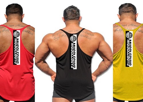 Men's Tank Tops Sleeveless Workout Shirts Gym Muscle Athletic Bodybuilding Tee - Picture 34 of 36