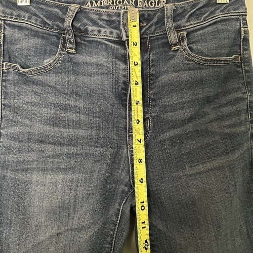 American Eagle Blue Super Hi-Rise Jegging Jeans Size 2 - Picture 11 of 11