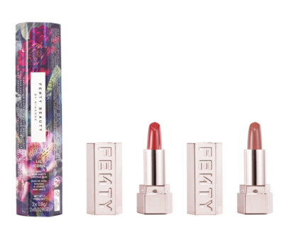 Fenty Beauty Lil Icons Mini Semi-Matte Lipstick Duo Set Holiday