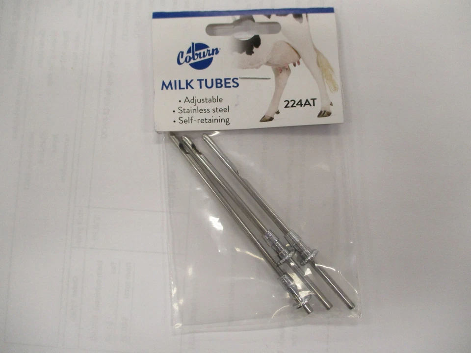 COBURN Milk Tubes Adjustable 224AT Stainless steel ( pack of 3 )