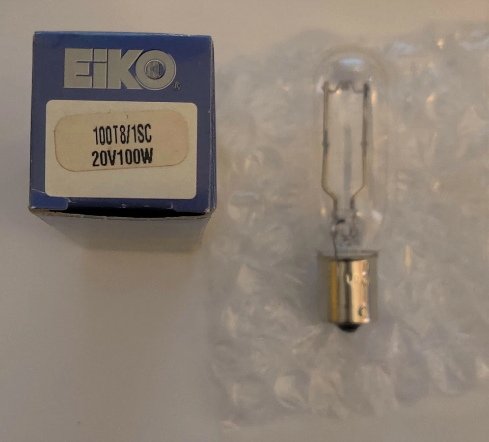 EIKO 100T8/1SC 100W 20V AV/PHOTO LAMP - Image 2 of 2