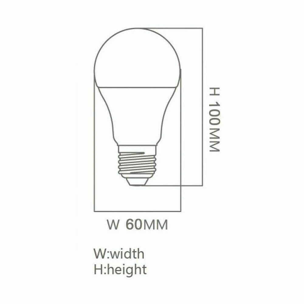 10x Glühbirne LED Chip OSRAM E27 matt Filament Lampen 9W 12W 15W Ersatz 60-100W