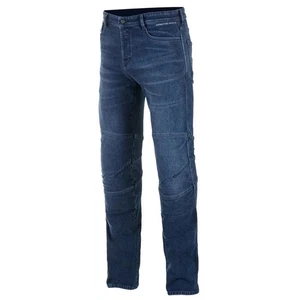 Alpinestars Copper V2 Motorcycle Motorbike Denim Jeans Dark Blue