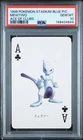1998 POKEMON STADIUM BLUE VERSION PLAYING CARDS ACE OF CLUBS MEWTWO PSA 10