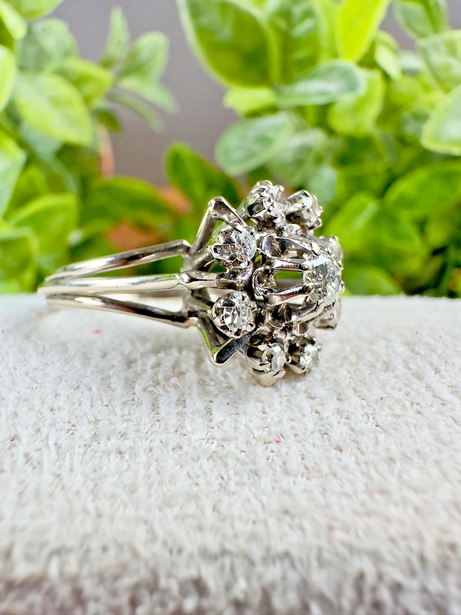 Bague LADY DIAMONDS en Or 750/1000 Blanc et Diamant