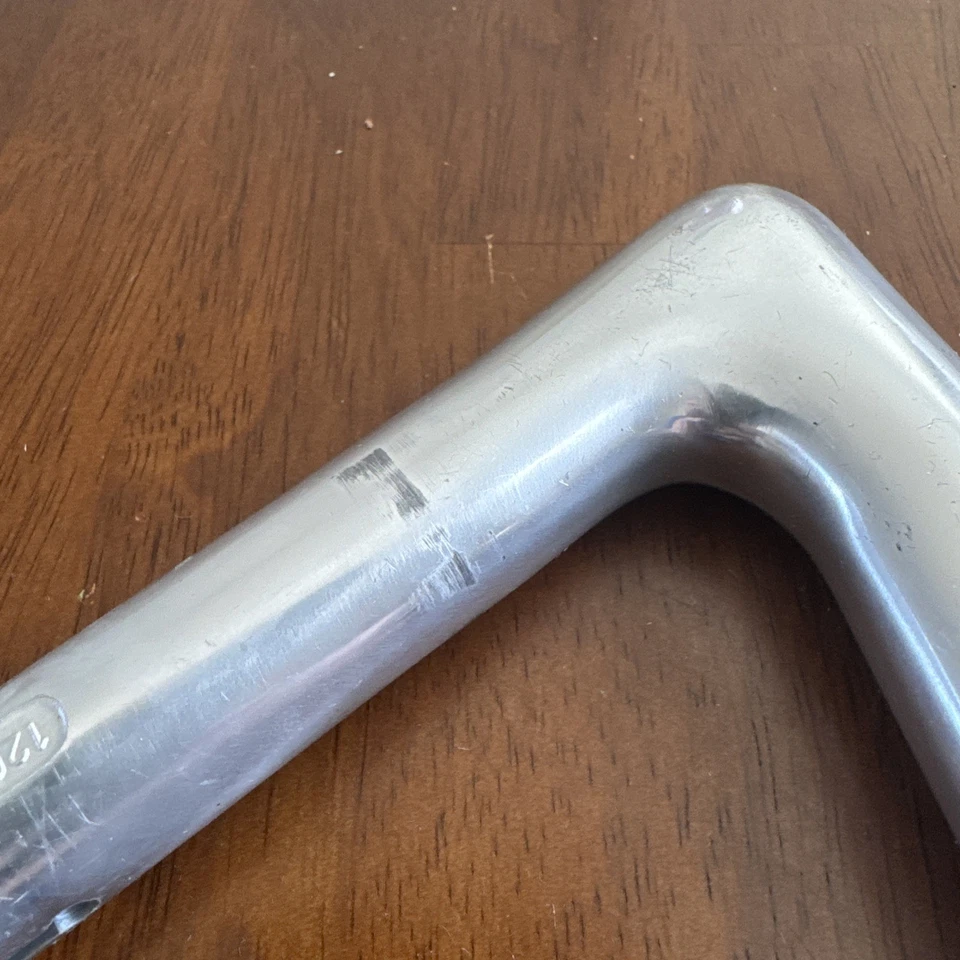 Vástago de caída de bicicleta de carretera Cinelli 120 mm/26,0 de colección - plateado  Foto 4 de 4