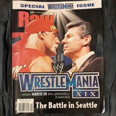 WWE Raw Magazine Special Wrestle Mania 19 Edition. March 2003 Vol 8 No 3
