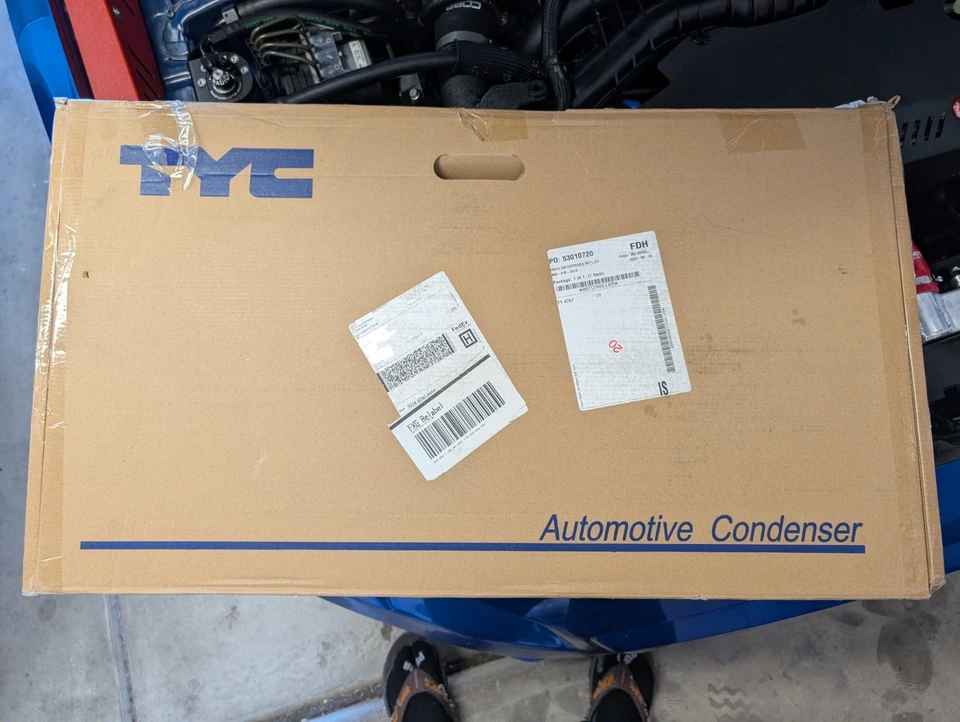 Condensador de CA Subaru WRX 2015-2019 Foto 3 de 3