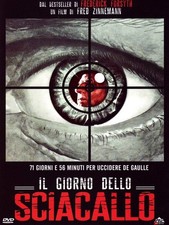 Il giorno dello sciacallo 1973 dvd Fred Zinnemann Edward Fox film italiano nuovo