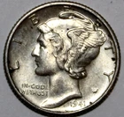1941-D Mercury Dime - BU FSB - #0739ED2 - FREE SHIPPING