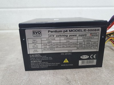 EVO LABS E-500BR ATX Schaltnetzteil 500W Pentium P4 kompatibel
