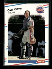 1988 Fleer #130 Gary Carter New York Mets