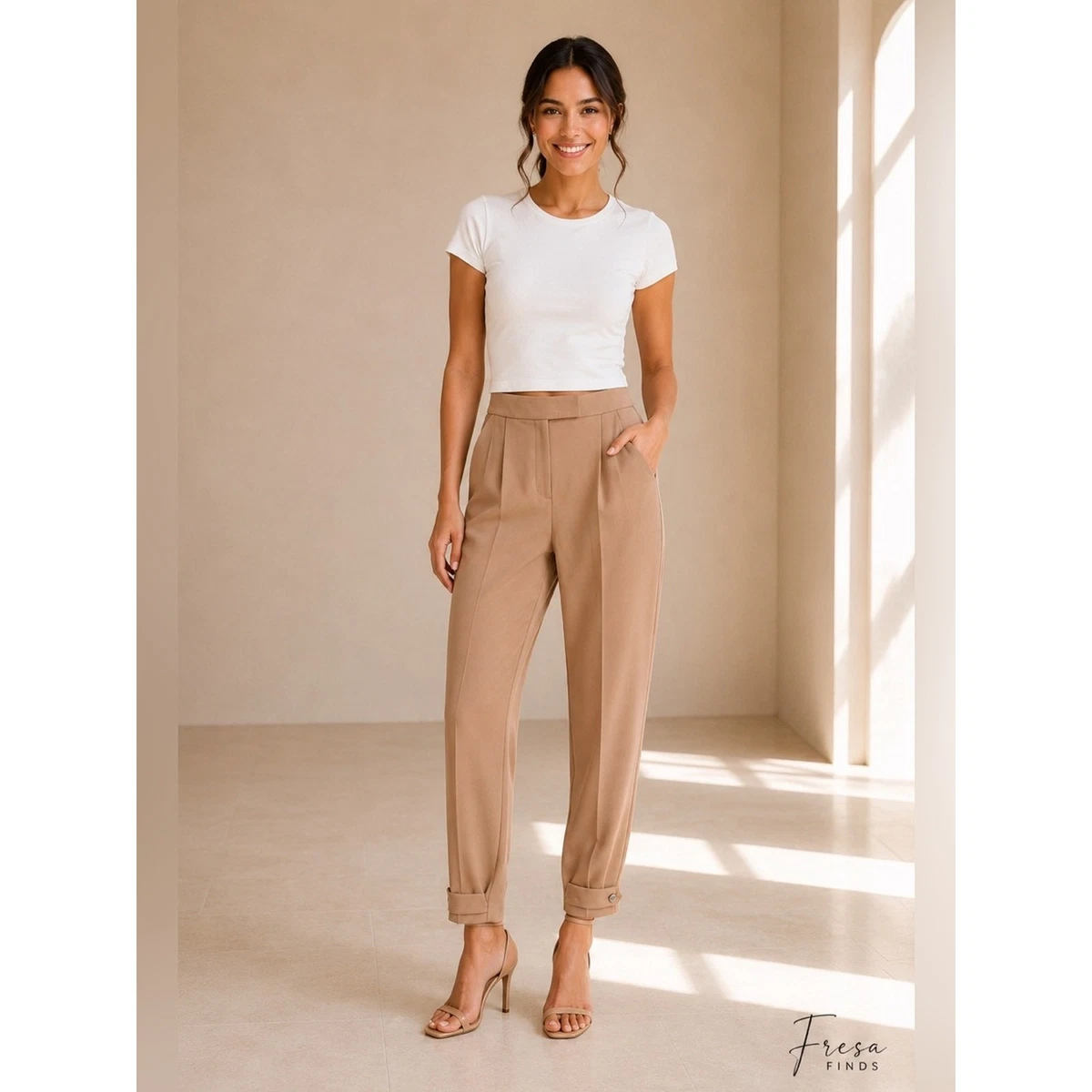 brown dress pants petite Brown Dress Pants & Trousers Trendy Petite Clothing
