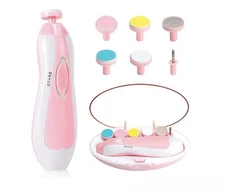 Electric Baby Nail Clipper Set – Safe Trimmer for Baby Finger and Toe Nails