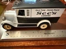 ERTL 1927 See’s Candies Delivery Truck Black & White Die-Cast Car
