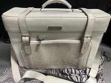 Samsonite "Black Label" White Alexander McQueen Messenger Laptop Computer Bag