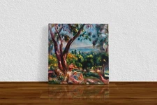 Pierre-Auguste Renoir "Cagnes Landscape with W" Canvas Print Wall Art Home Decor