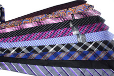 308 LOT OF 10 NEW DIFFERENT BRAND MEN'S TIES 100 SILK MADE IN CHINA
