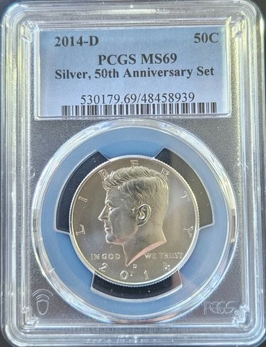 2014-D PCGS MS69 Silver Kennedy 50th Anniversary - Fourth of Four