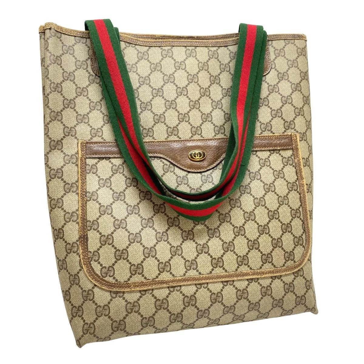 Sac fourre tout GUCCI GG Supreme Sherry Line vintage ancien Gucci 075