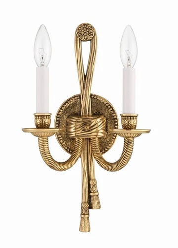 Rope/Tassel ADA Compliant Two Light Wall Sconce - Picture 3 of 9
