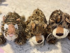 GANZ Webkinz Bundle Leopard/Tiger Lot Stuffed Animal -discontinued