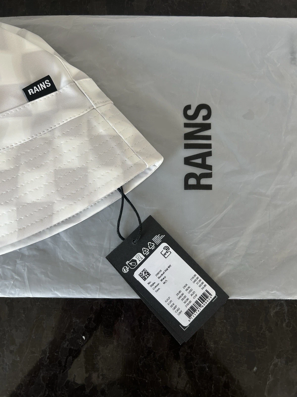 Rains Waterproof Bucket Hat M-L