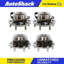Front Rear Wheel Hub Bearing Assemblies for 2008-2012 Nissan Armada