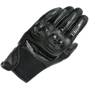 Dainese Mig 3 Leather Motorcycle Motorbike Gloves - Black