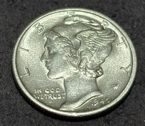 1945-D Mercury Dime Nice BU Uncirculated