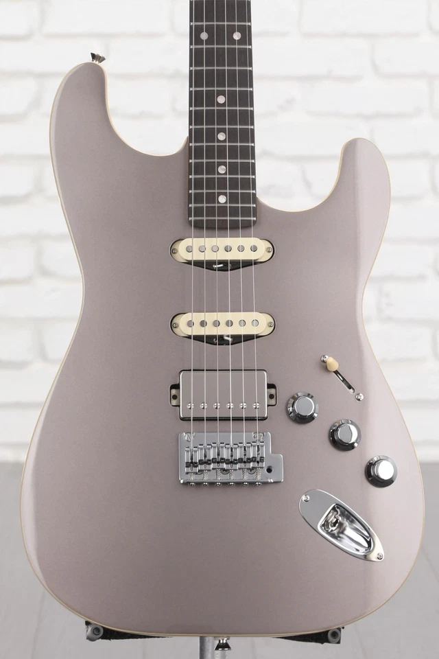 Fender aerodyne специальная электрогитара Stratocaste, HSS Dolphin Gray, MIJ Strat - Изображение 3 из 4