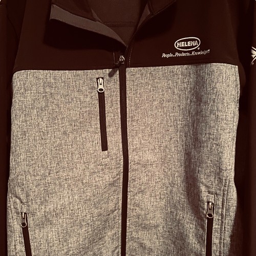 Dri Duck Jacket Mens LRG Poly Spandex Motion 5350 DDX Coat Softshell Black Gray - Picture 6 of 21