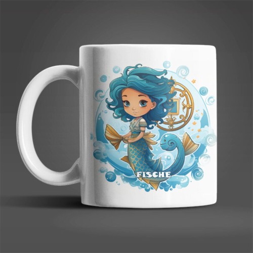 Sternzeichen Tierkreis Kaffeetasse Teetasse Tasse Geschenkidee Geschenk 330 ml - Bild 2 von 24