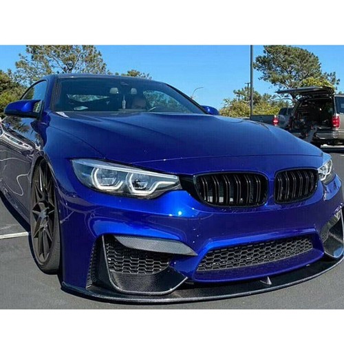 Divisor de labios de parachoques delantero para 15-20 BMW M3 F80 M4 F82 F83 MP estilo fibra de carbono - Imagen 3 de 14