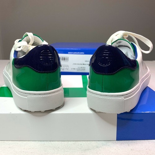 Tory Burch Sport Discontinued Color Block Patent Leather Golf Sneaker 9.5 M $495 - Picture 6 of 9