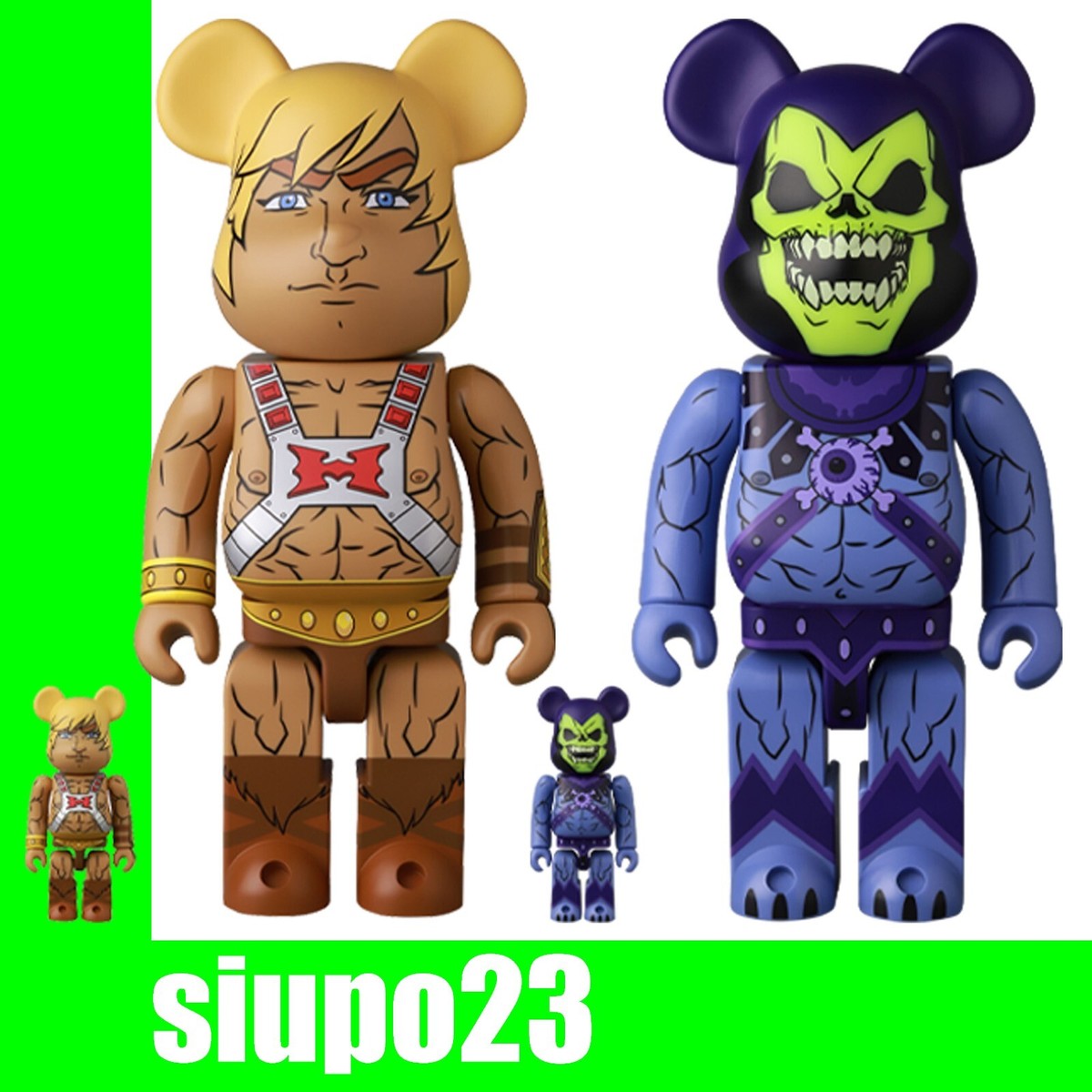 BE@RBRICK MISHKA 2020 100％ &amp; 400％ BE@RBRICK × MISHKA 2020 100% 400% MEDICOM TOY BEARBRICK NEW