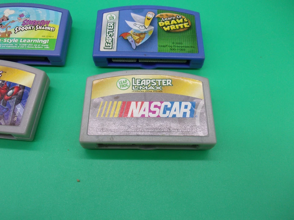 lot of LeapFrog Leapster L-Max Learning Games NASCAR Spiderman Scooby doo - Image 4 of 4