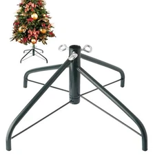 Metal Christmas Tree Stand for Artificial Tree 17.7" Folding Stand for Real C...
