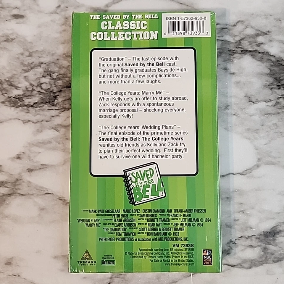 Saved by the Bell: Classic Collection VHS En Espanol SEALED Brand New - Image 4 of 4