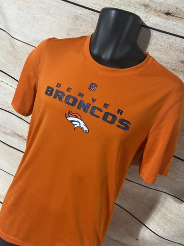 Denver Broncos Boys Shirt Size Youth XL-18 Short Sleeve Orange Crew Neck NFL Top - 第 8/10 張圖片