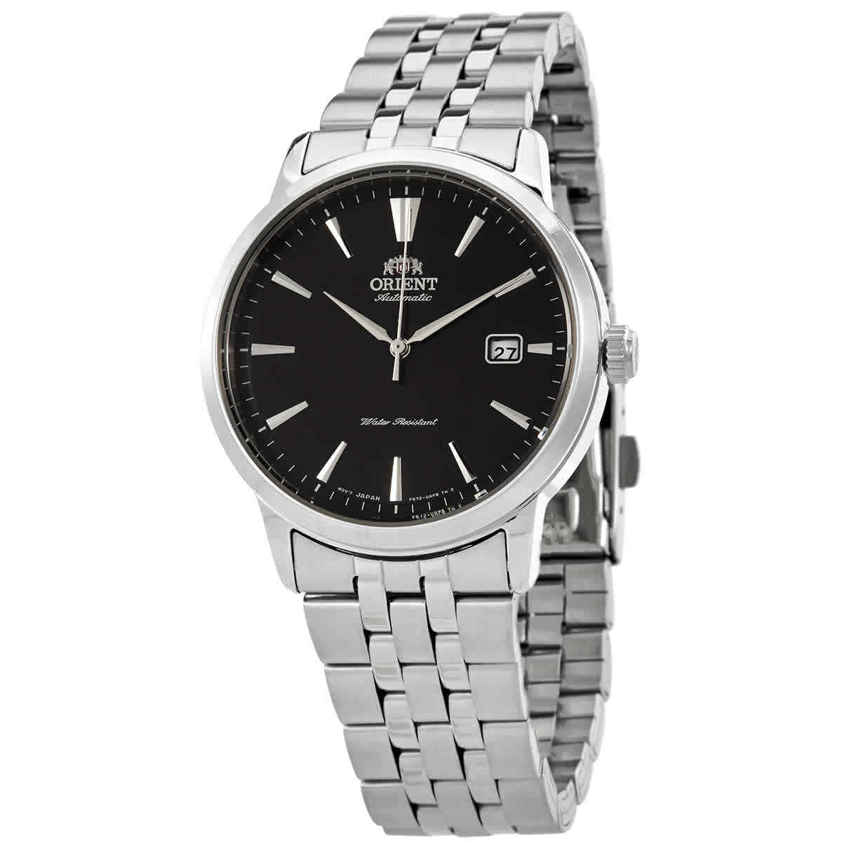 Мужские часы Orient Symphony 3 с автоматическим черным циферблатом RA-AC0F01B10B