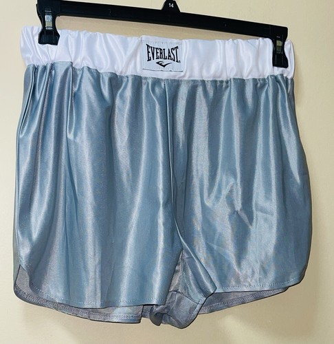 EVERLAST LADIES LOUNGEWEAR SATIN SHORT PANT ELASTIC WAIST GRAY COLOR SIZE XLARGE - Picture 13 of 13