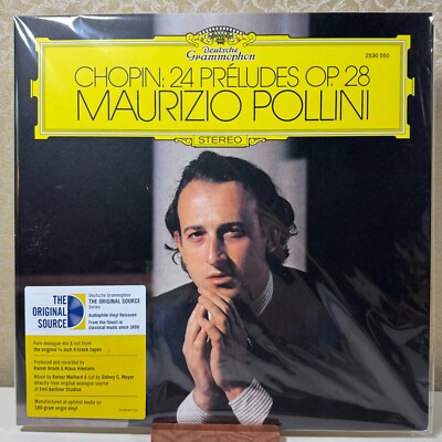 Chopin: 24 Preludes, Op. 28 by Pollini (Original Source Series-Vinyl) OPEN