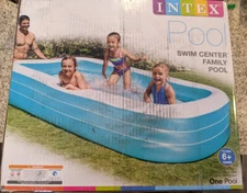 NEW Intex Swim Center Family Inflatable Pool 120 X 72 X 22 - FREE SHIPPING