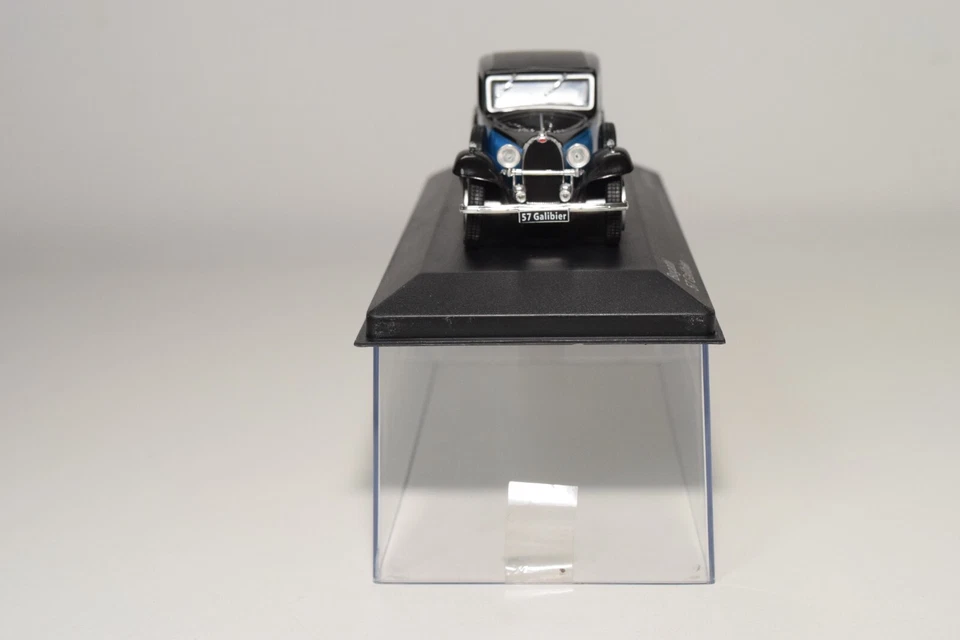 A78 1:43 WHITEBOX WB123 BUGATTI 57 GALIBIER BLUE BLACK MIB Foto 4 de 4
