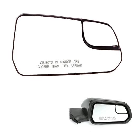 Passenger Right Side View Wing Mirror Glass w/Heated For 2015-2020 Ford Mustang