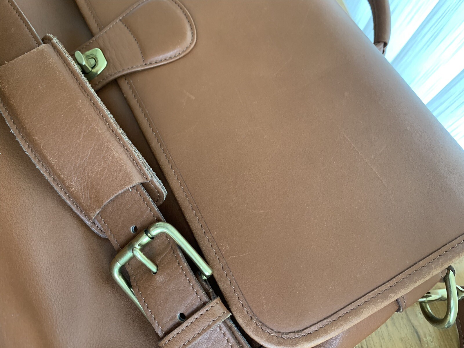 Coach Men’s Leather Briefcase Gem